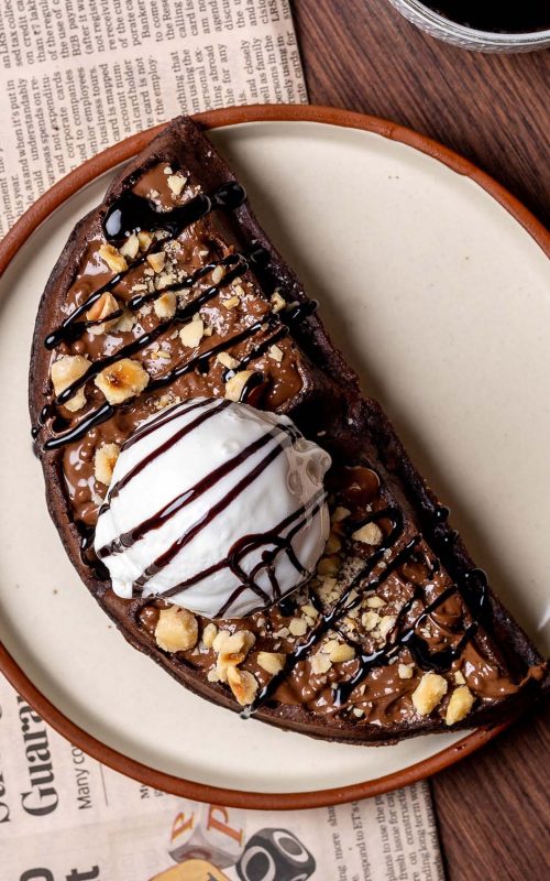 Nutty Brownie Waffle Google